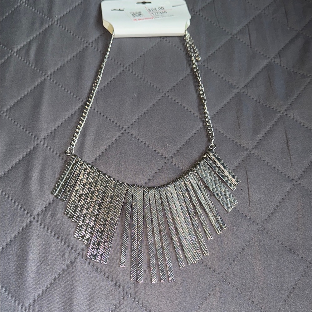 🔥Silver Statement Necklace